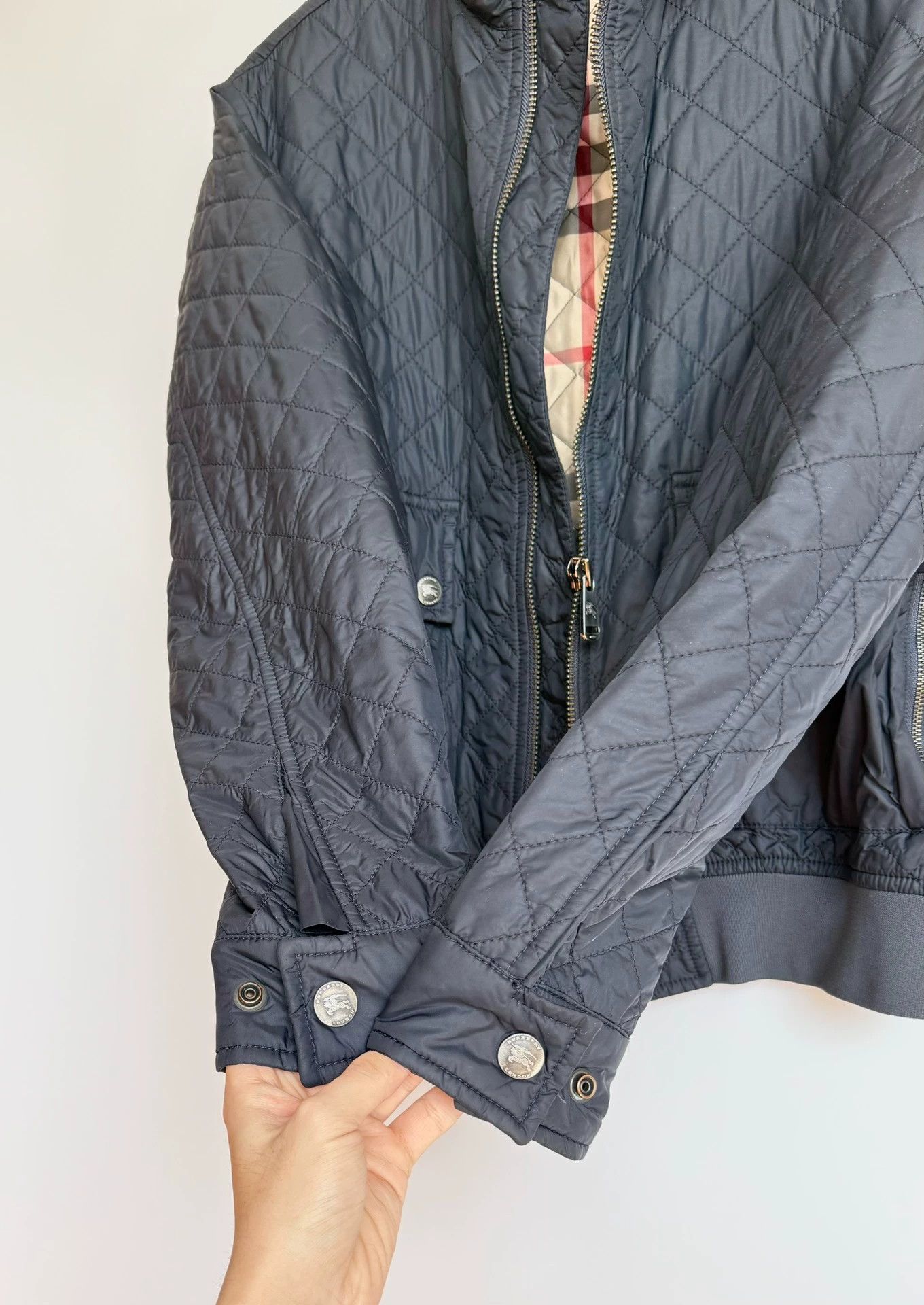 Burberry Burberry Quilted Nylon Down Jacket Nova Check L Size US L / EU 52-54 / 3 - 4 Thumbnail