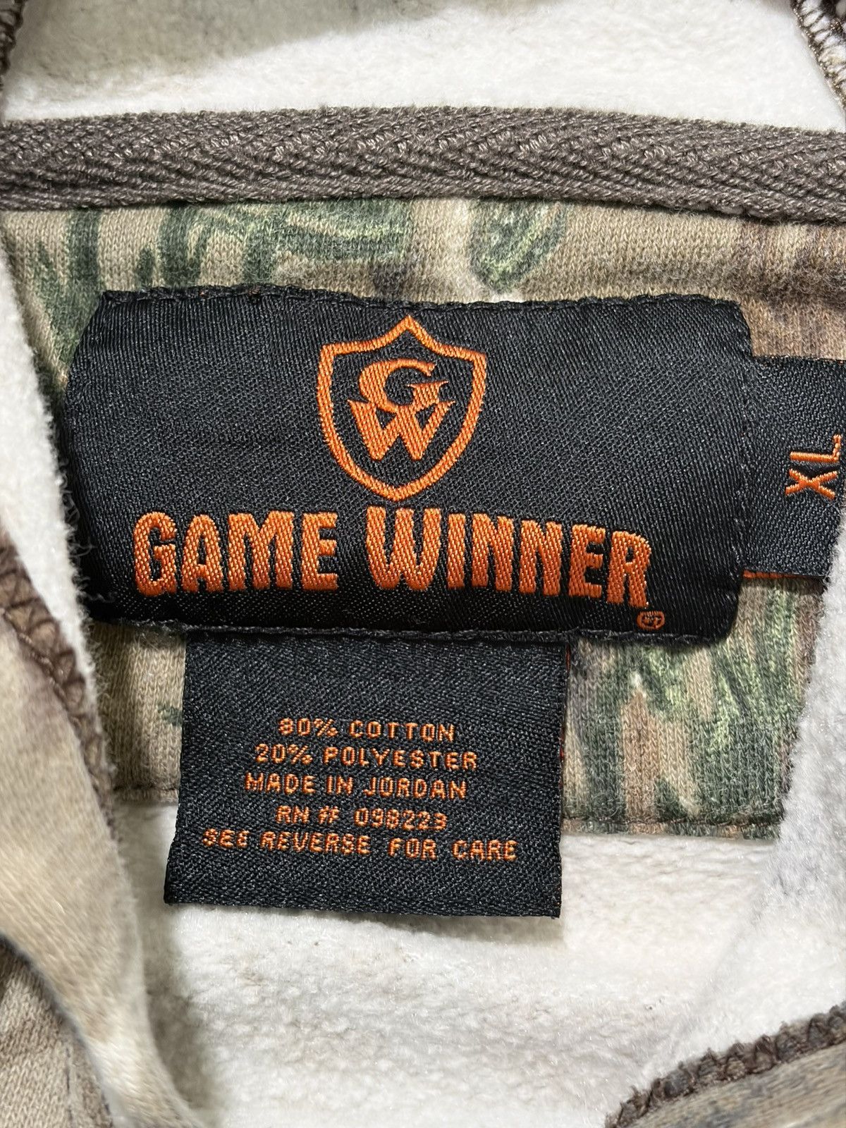 Realtree Game Winner Hoodie Sweatshirt Realtree Camo Fleece Hunting Size US XL / EU 56 / 4 - 5 Thumbnail