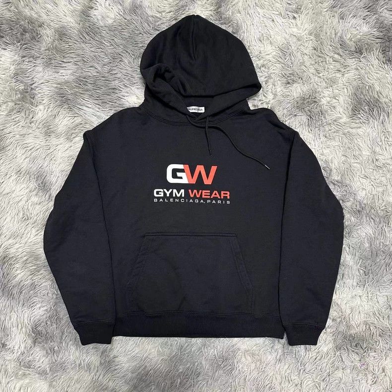 Balenciaga Black logo sweatshirt 2502-Nextarrow