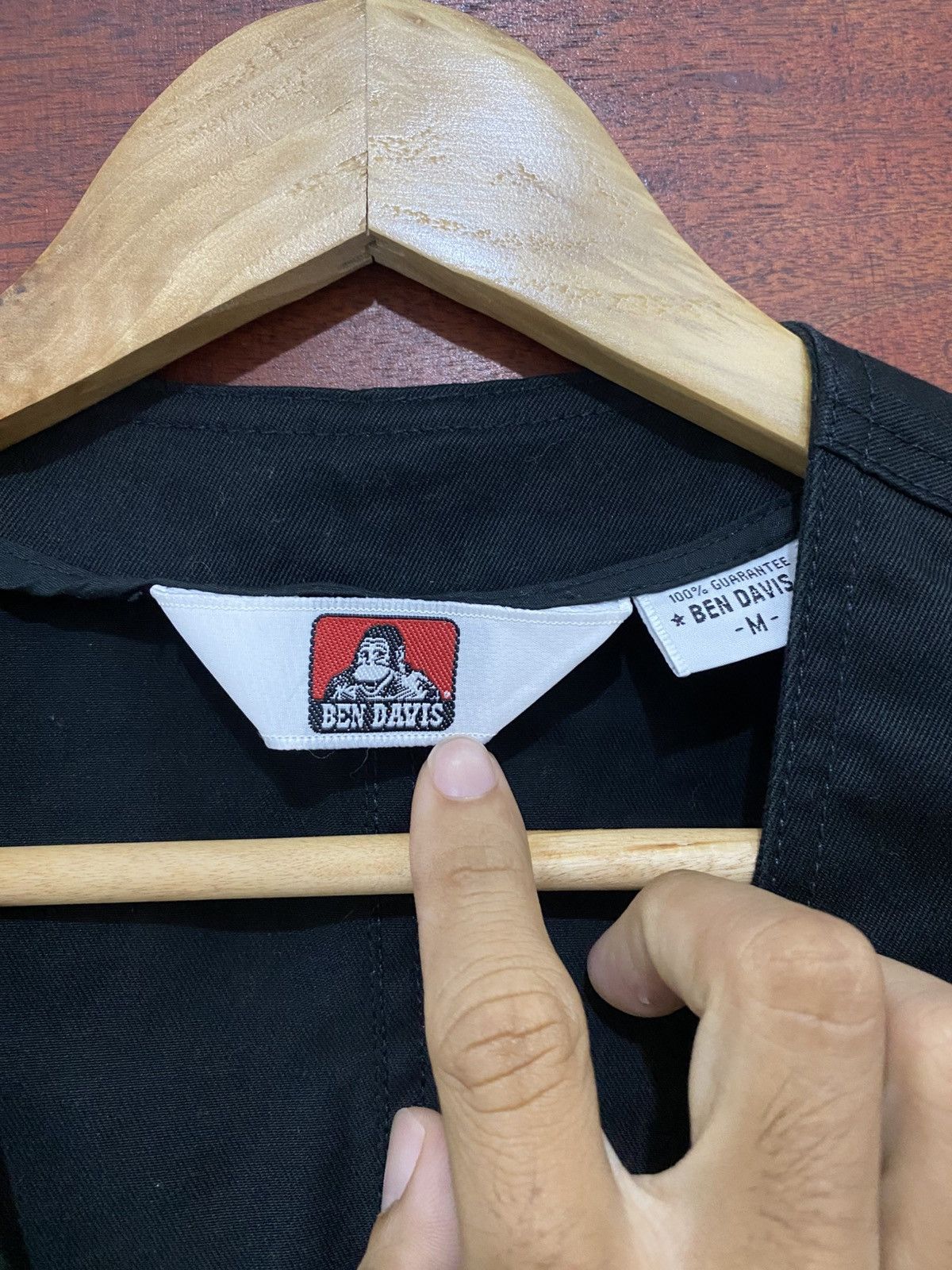 Ben Davis × Vintage Vintage Ben Davis Black Vest Jacket Size US M / EU 48-50 / 2 - 7 Thumbnail