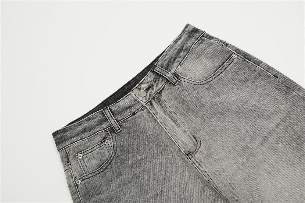 Japanese Brand × Jean American loose washed gray casual ripped jeans Size US 32 / EU 48 - 4 Thumbnail
