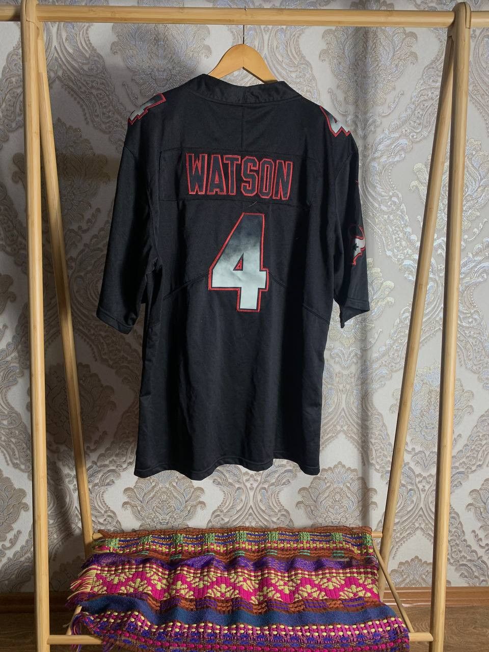 NFL Vintage Nike Texans Retro Rugby Football Jersey Y2K 90s Size US XXL / EU 58 / 5 - 6 Thumbnail