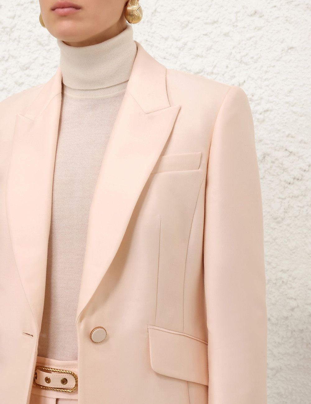 Zimmermann oc11z0825 Eden Tailored Jacket in Macadamia Size S / US 4 / IT 40 - 5 Thumbnail