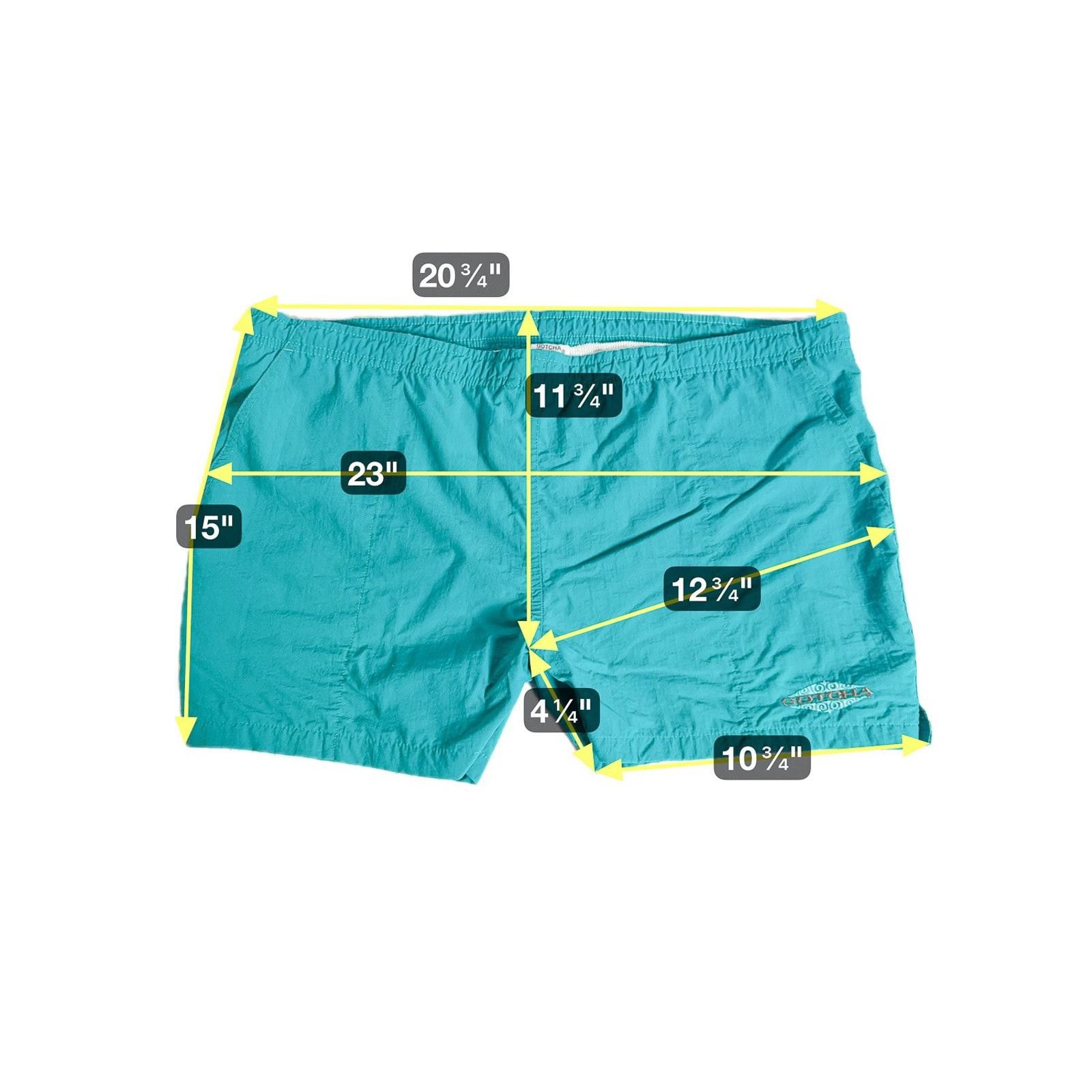 Gotcha Vtg Gotcha Shorts Mens 32 Teal Nylon Swim Skate Mesh Lined Size US 32 / EU 48 - 7 Thumbnail