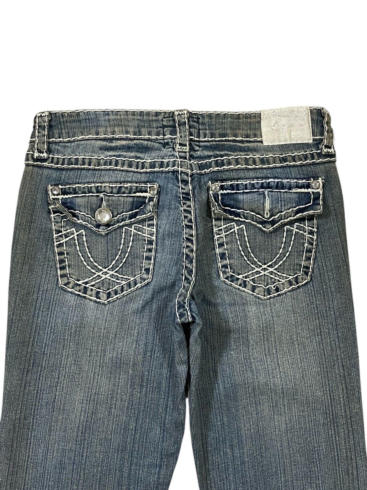 Beauty Beast LA IDOL USA Flared Low Rise Jeans Denim Size US 30 / EU 46 - 10 Thumbnail