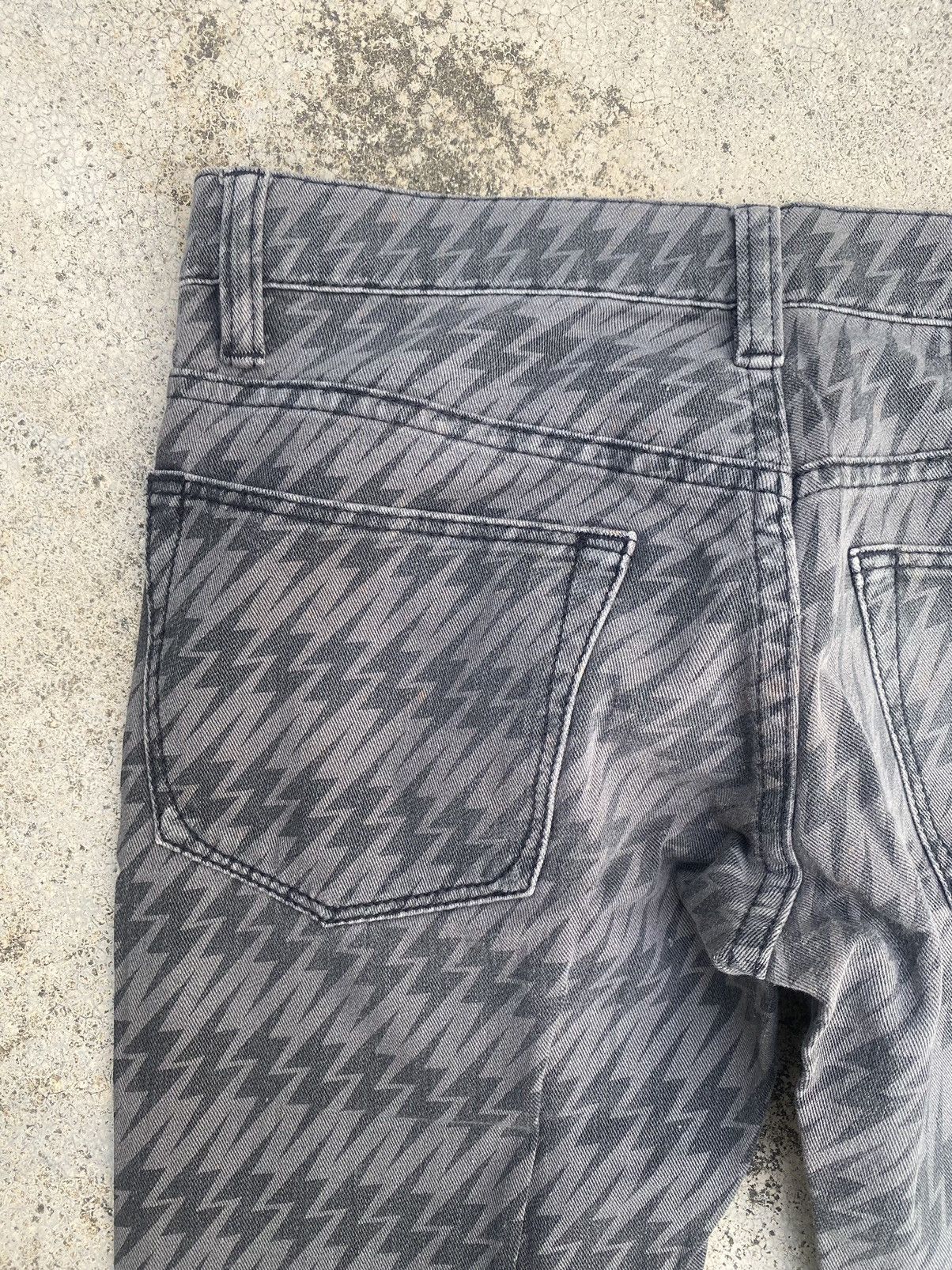 Hysteric Glamour × If Six Was Nine Hysteric Glamour Fullprint Thunder Punk Zipper Skinny Jeans Size US 27 - 16 Thumbnail