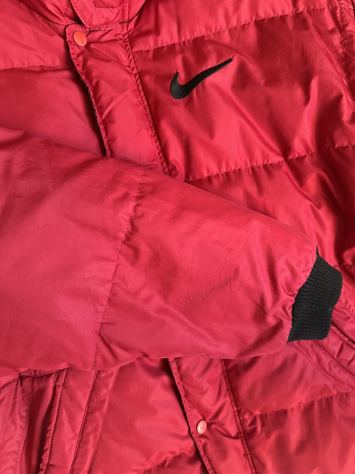 Nike Nike 90s big swoosh puffer down jacket vintage Size US M / EU 48-50 / 2 - 9 Thumbnail