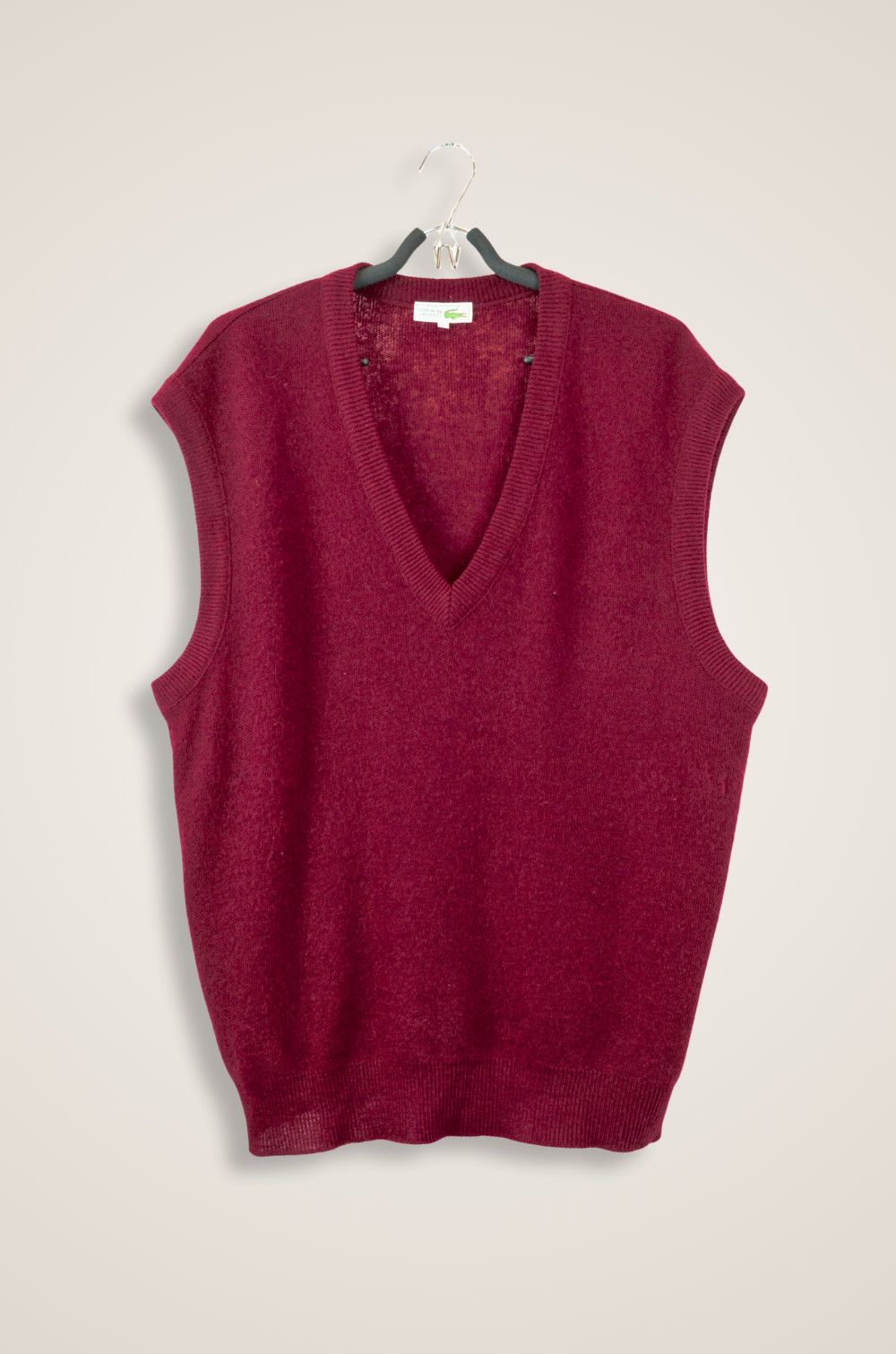 Lacoste Vintage Lacoste Wool Knit Vest – Made in France (6) Size US XXL / EU 58 / 5 - 1 Thumbnail