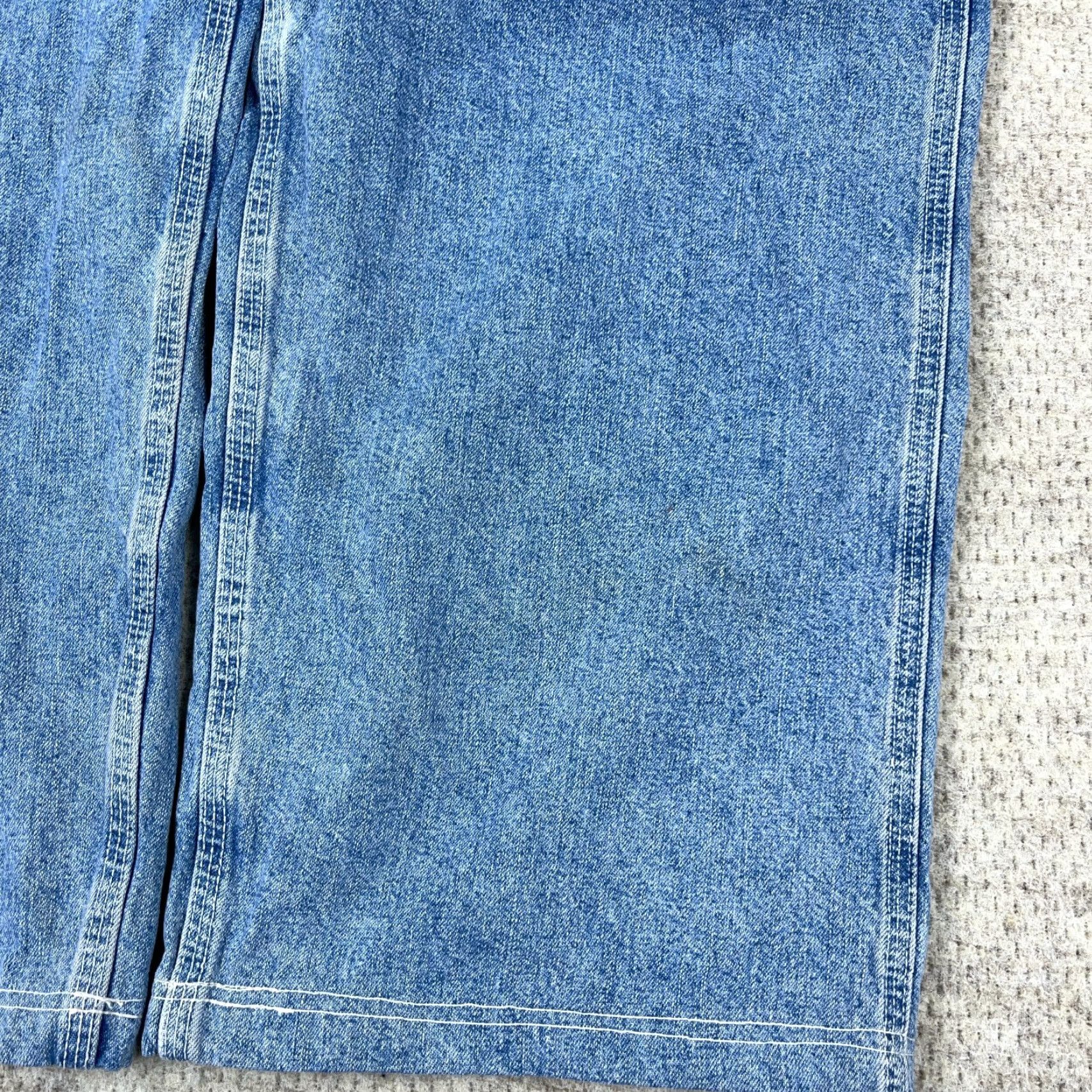 Tommy Hilfiger VINTAGE Tommy Hilfiger Jeans Women 14 Baggy Fit Wide Leg High Rise 90s Blue 32x27 Size 36" / US 14 / IT 50 - 5 Thumbnail
