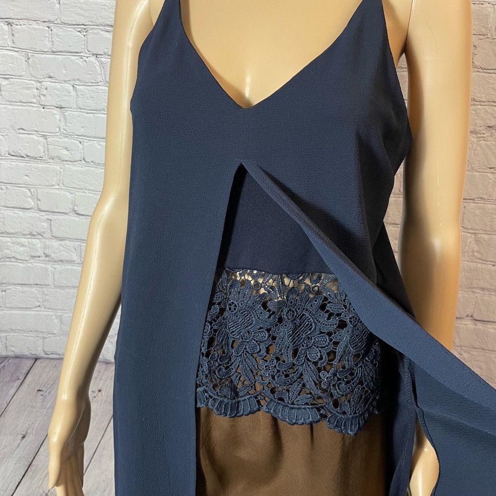 Other Haute Monde Navy Layered Straps Tunic Size M Size M / US 6-8 / IT 42-44 - 4 Thumbnail