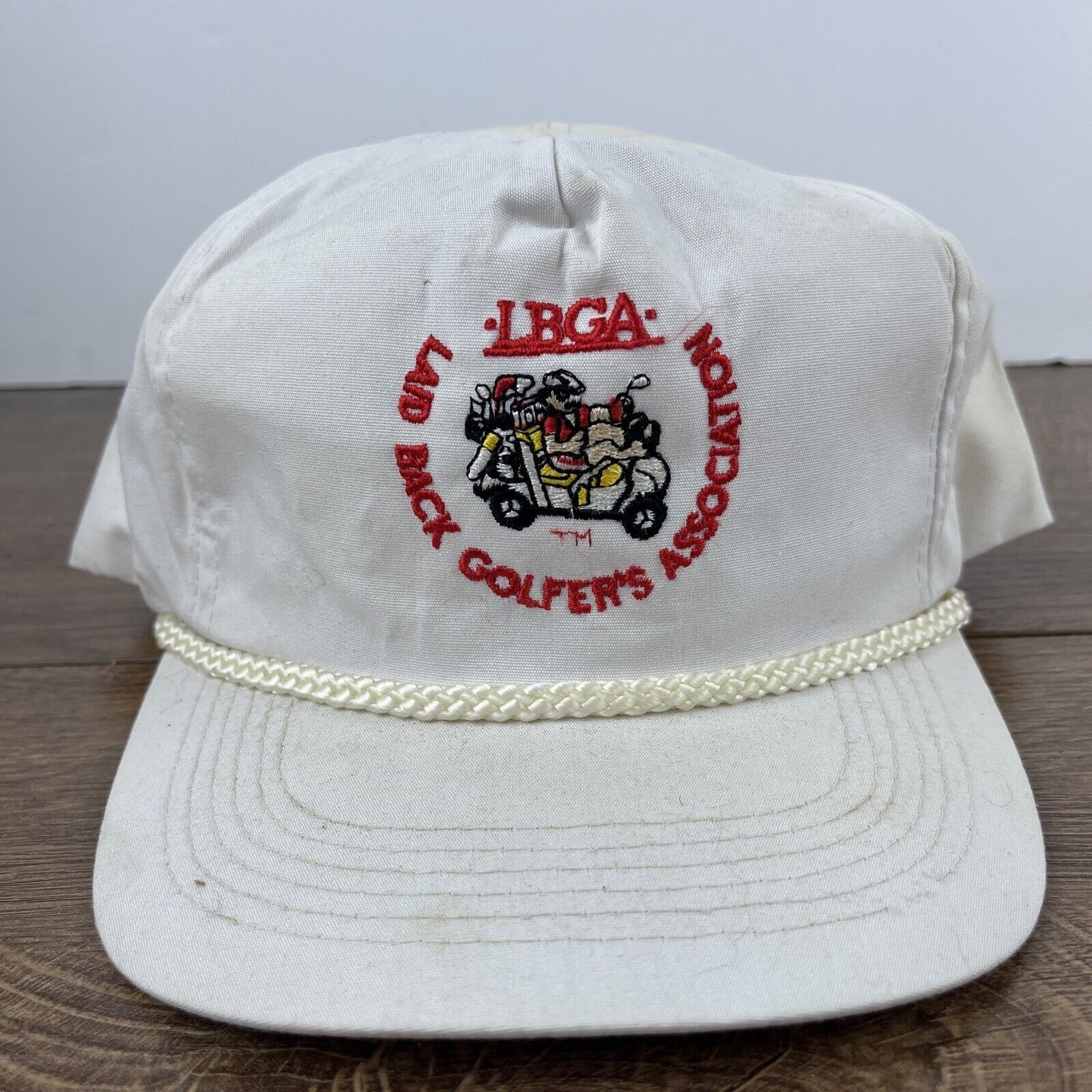 Other Laid Back Golfers Hat LBGA Hat Snapback White Adjustable Hat Size ONE SIZE - 4 Thumbnail