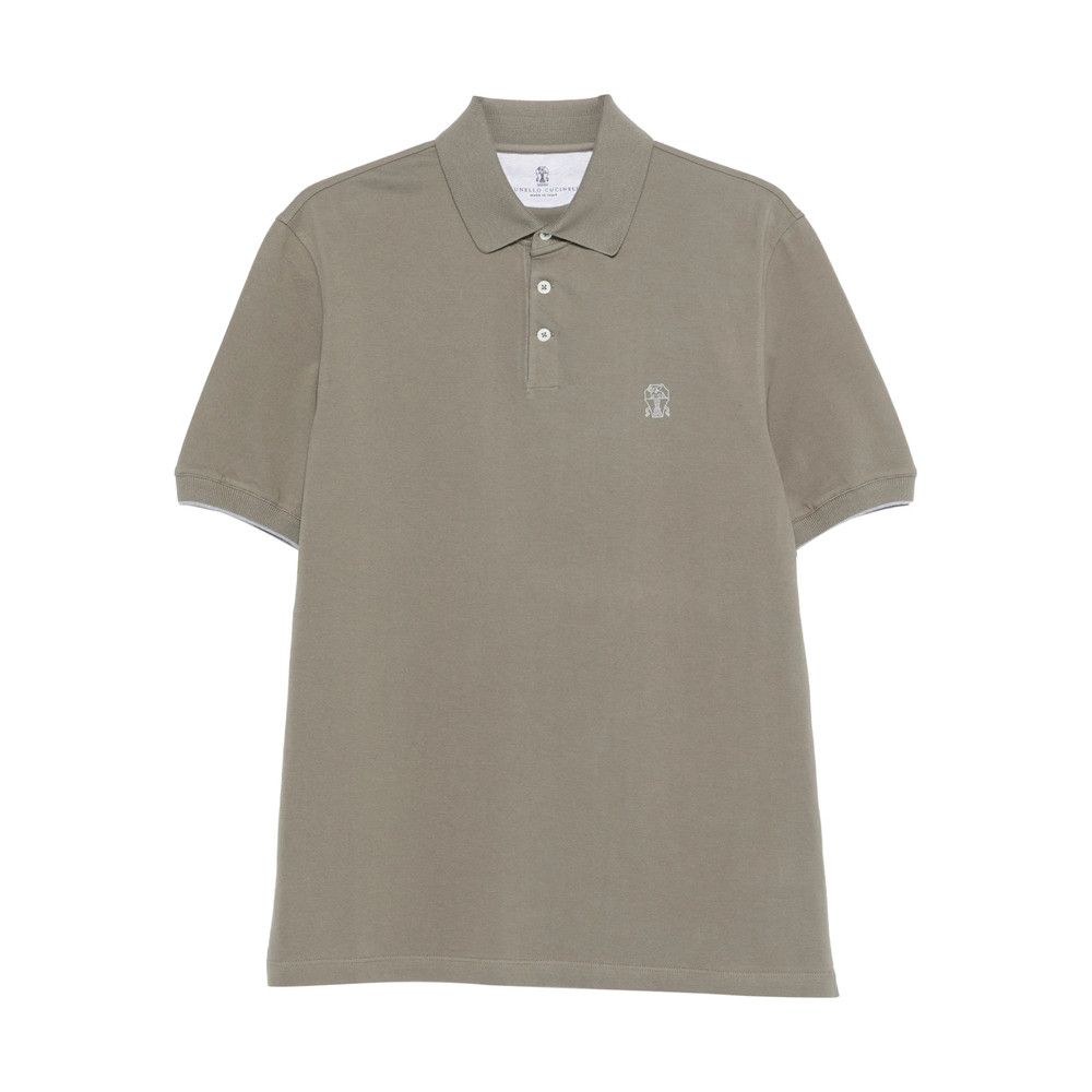 Brunello Cucinelli GREEN Polo Shirts
