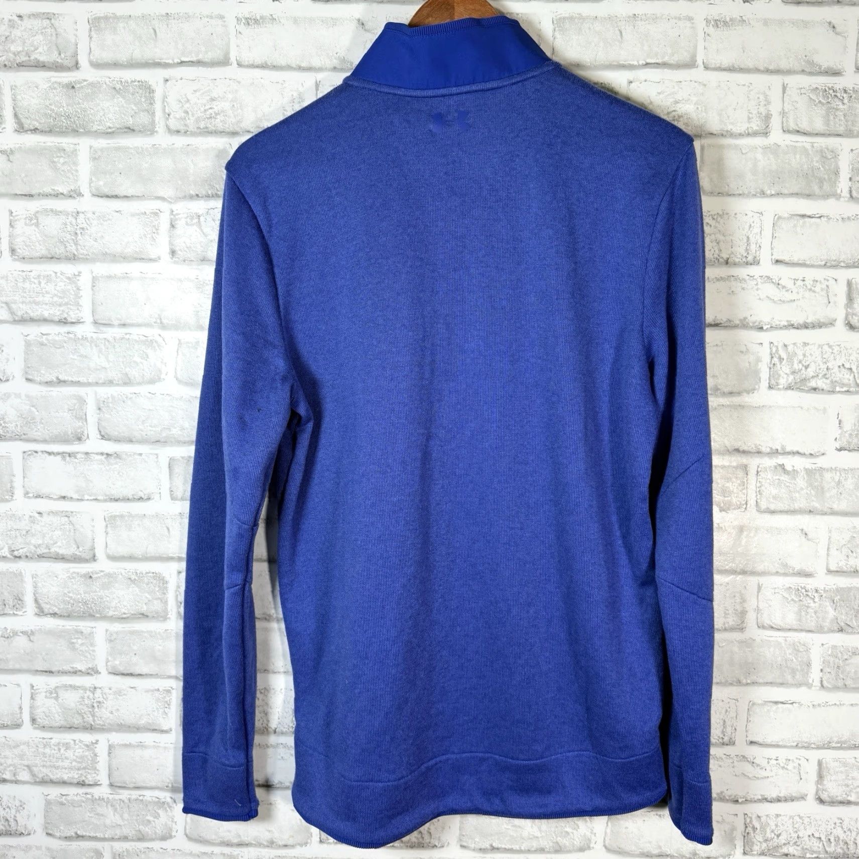 Under Armour VINTAGE Under Armour Golf ColdGear Long Sleeve Pullover Mens Size M Blue Activewear Size US M / EU 48-50 / 2 - 5 Thumbnail