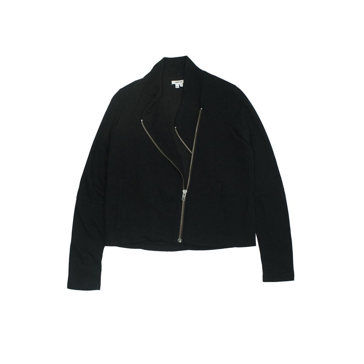 Pre-owned Helmut Lang Asymmetric Zip Jacket In Black