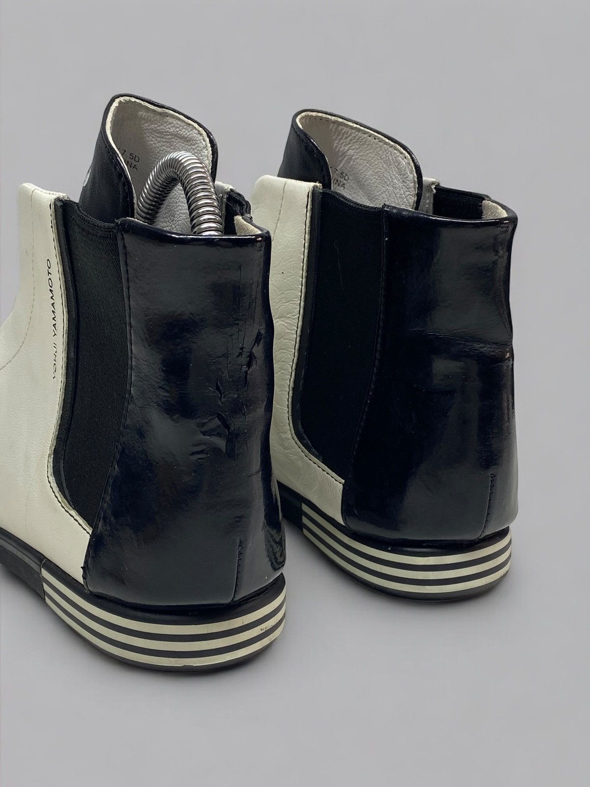 Yohji Yamamoto Vintage Y-3 Yohji Yamamoto Adidas Brogue Sneakers Futuristic Size US 7.5 / EU 40-41 - 12 Thumbnail
