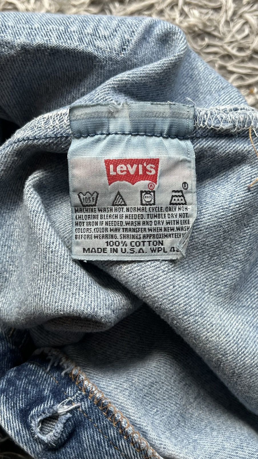 Levi's Made in USA 501’s Measures 33.5x32 Size US 34 / EU 50 - 3 Thumbnail
