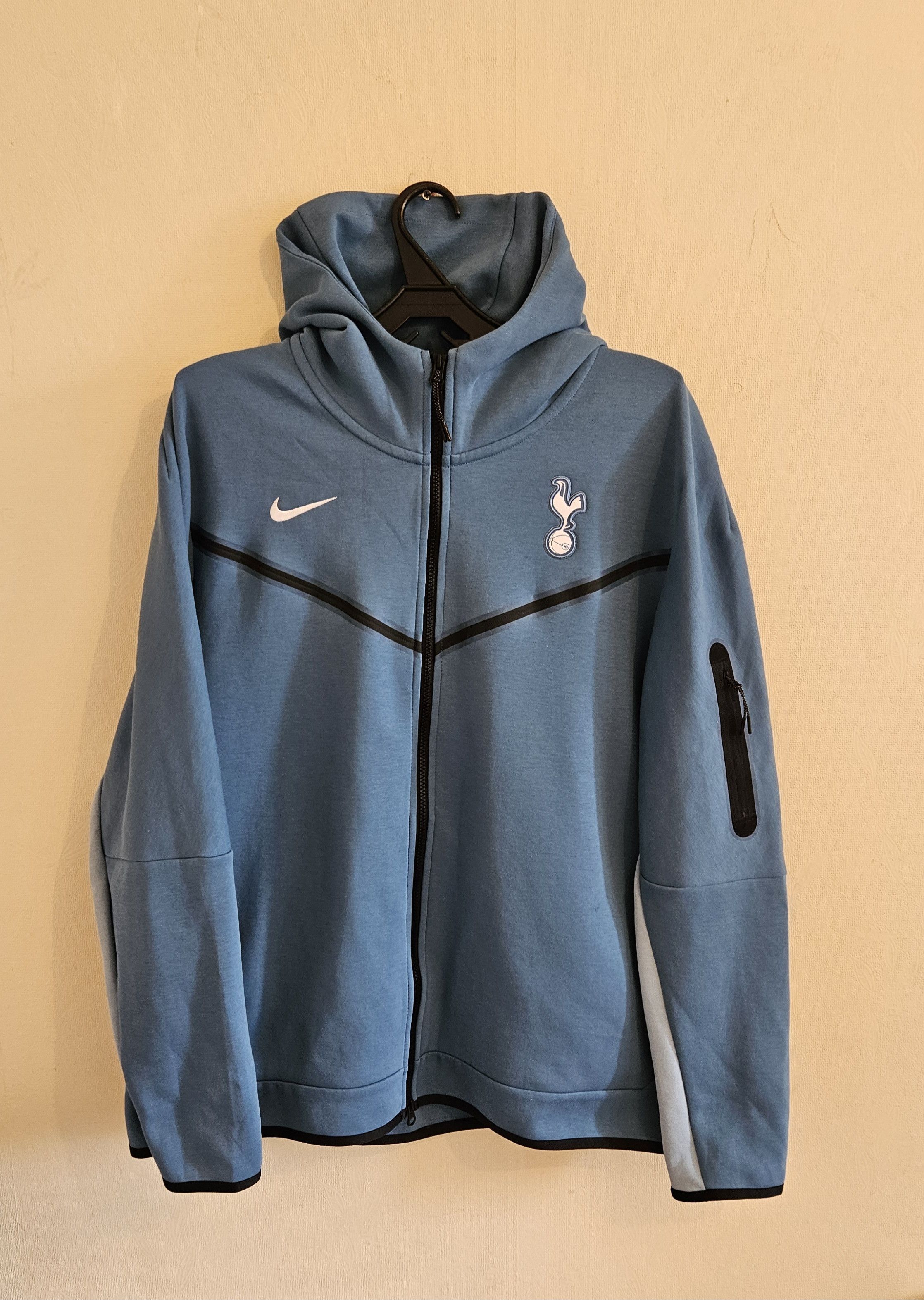 image of Nike Tech Zip Hoodie Tottenham in Blue, Men's (Size 2XL)