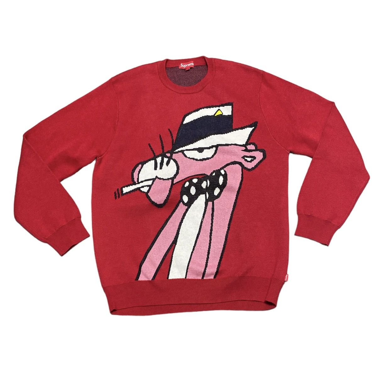 Supreme pink hotsell panther sweater