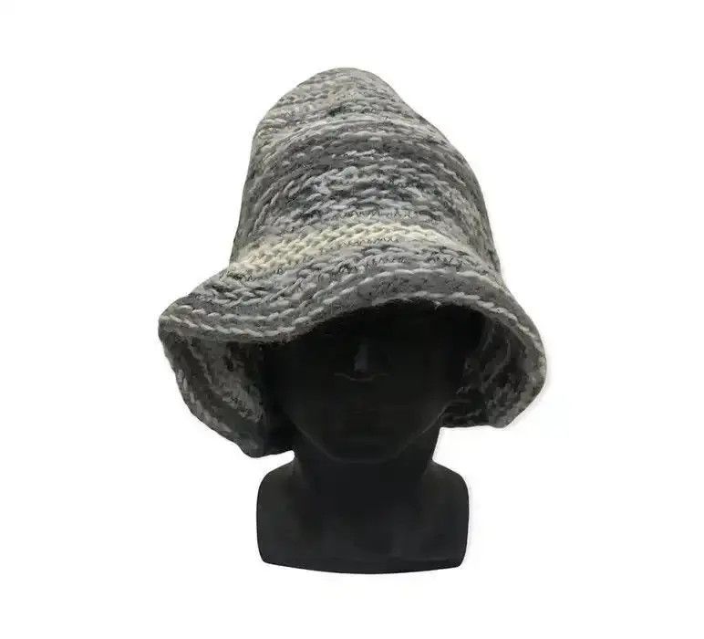 Japanese Brand Override Stripe Design Beanie Hat Size ONE SIZE - 2 Thumbnail