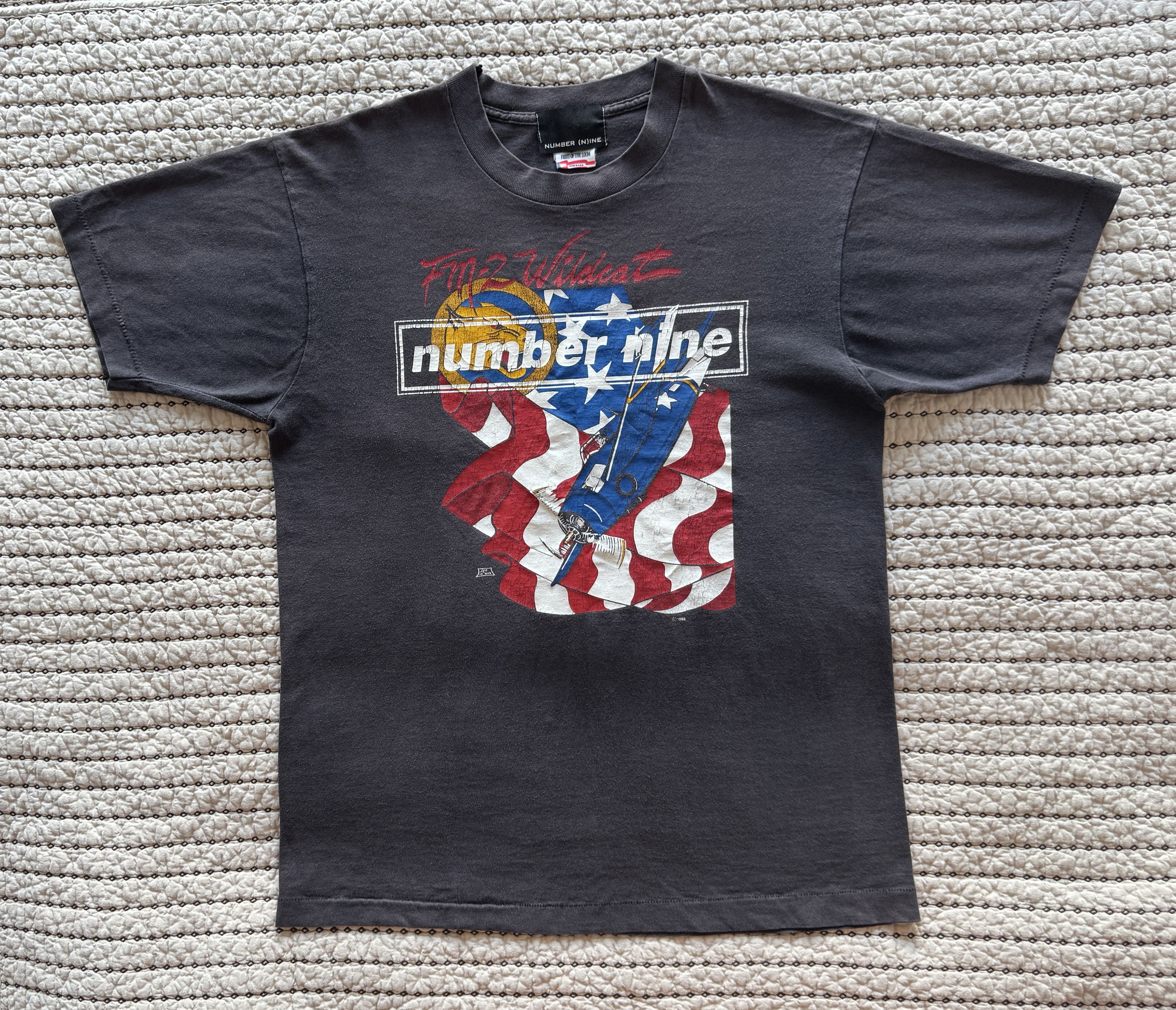 NANO universe × Number (N)ine NUMBER (N)INE X NANO UNIVERSE FM WILDCAT T-SHIRT LARGE Size US L / EU 52-54 / 3 - 1 Thumbnail
