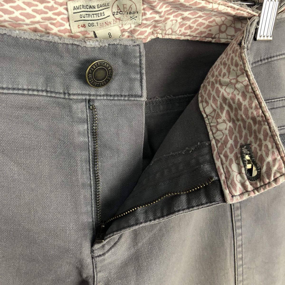 Faded Glory × Japanese Brand American Eagle Outfitters Grey Casual Pants #A1170 Size 30" / US 8 / IT 44 - 12 Thumbnail