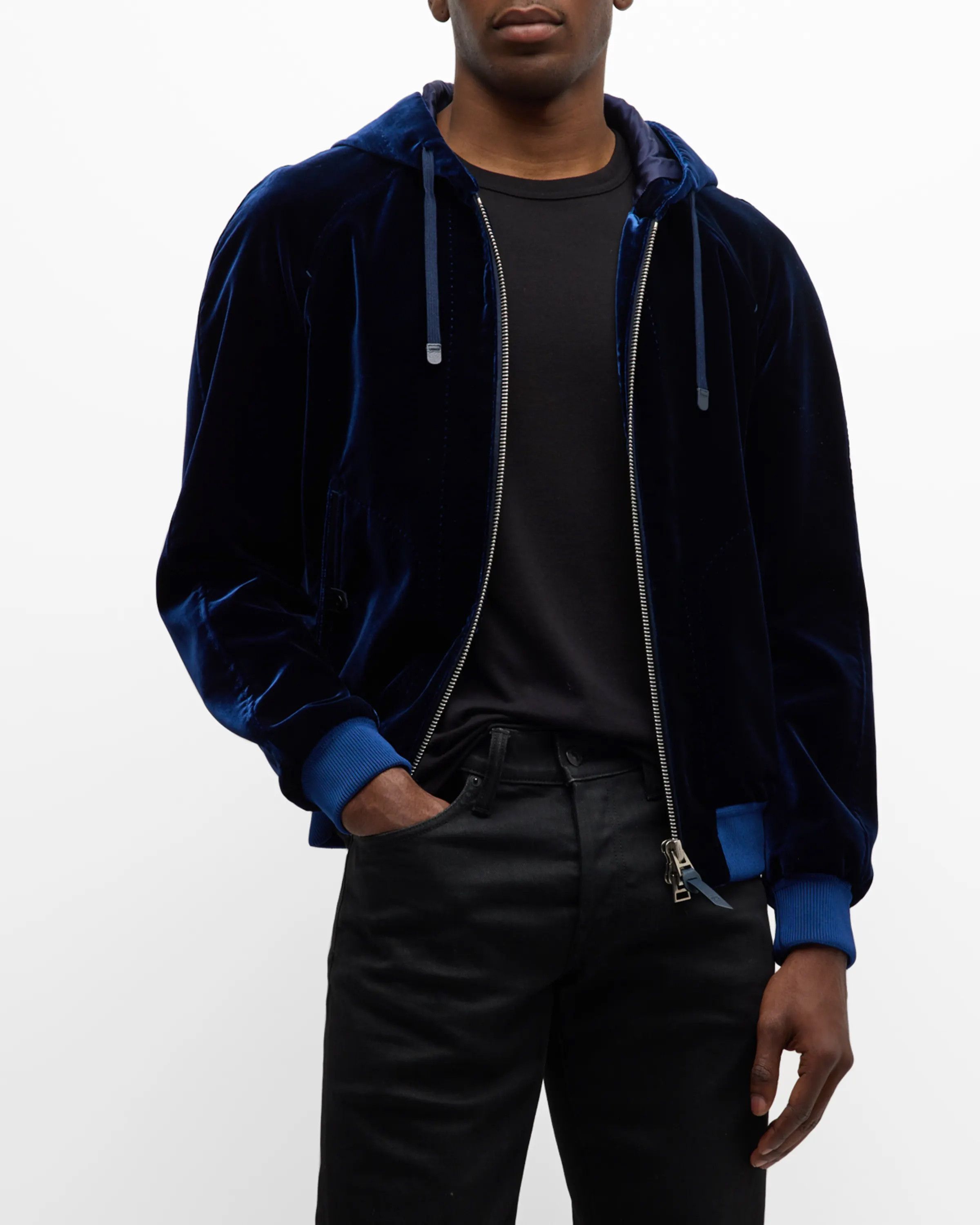 Tom Ford Best Dressed $4,300 w/Tax Highest End Velvet Hoodie Size US L / EU 52-54 / 3 - 8 Thumbnail
