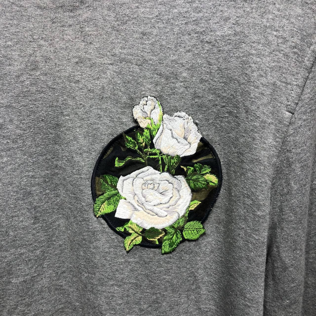Dior Dior Homme Rose Emblem Embroidered Sweatshirt Size US M / EU 48-50 / 2 - 2 Thumbnail