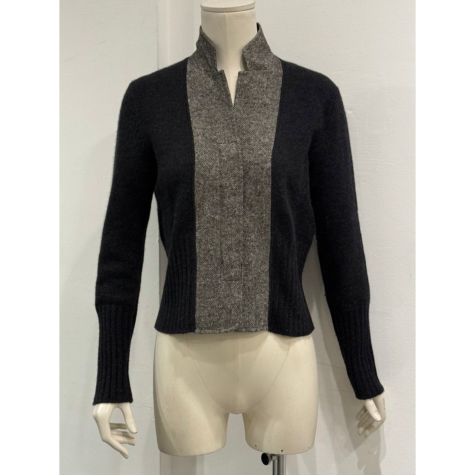 Brunello Cucinelli Brunello Cucinelli cashmere hybrid knit Size US L / EU 52-54 / 3 - 2 Thumbnail