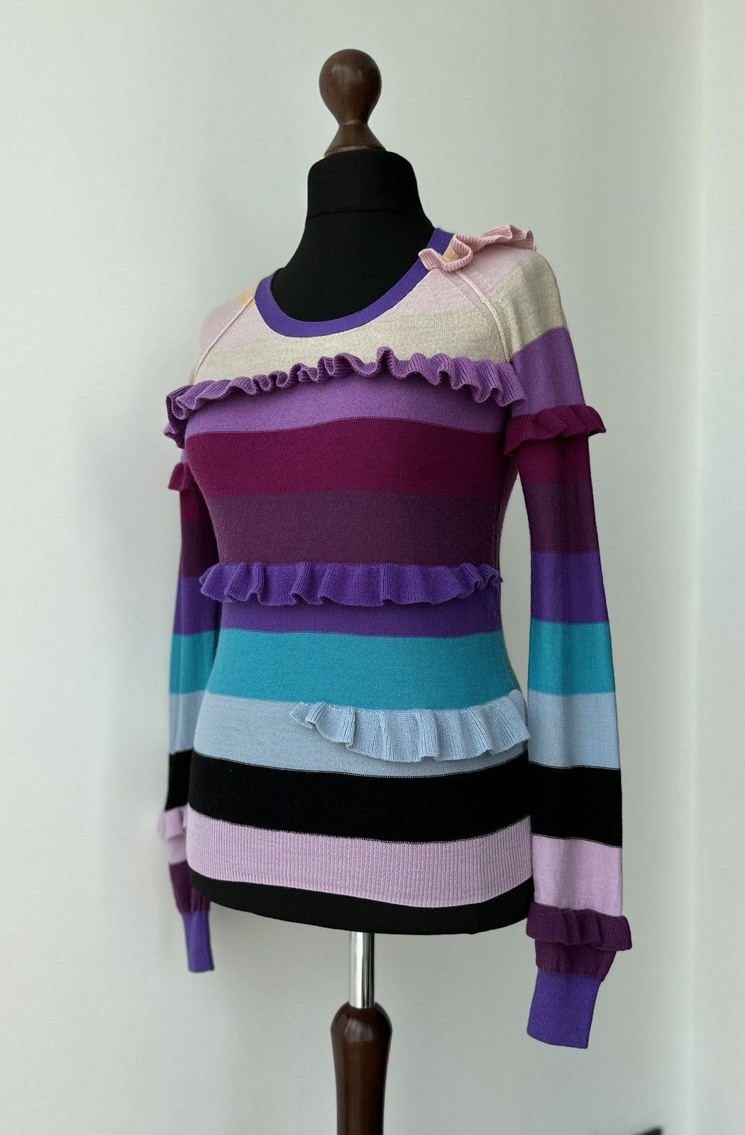 Sonia Rykiel Sonia Rykiel Women's 100% Merino Wool Sweater Jumper Size M Size M / US 6-8 / IT 42-44 - 1 Thumbnail