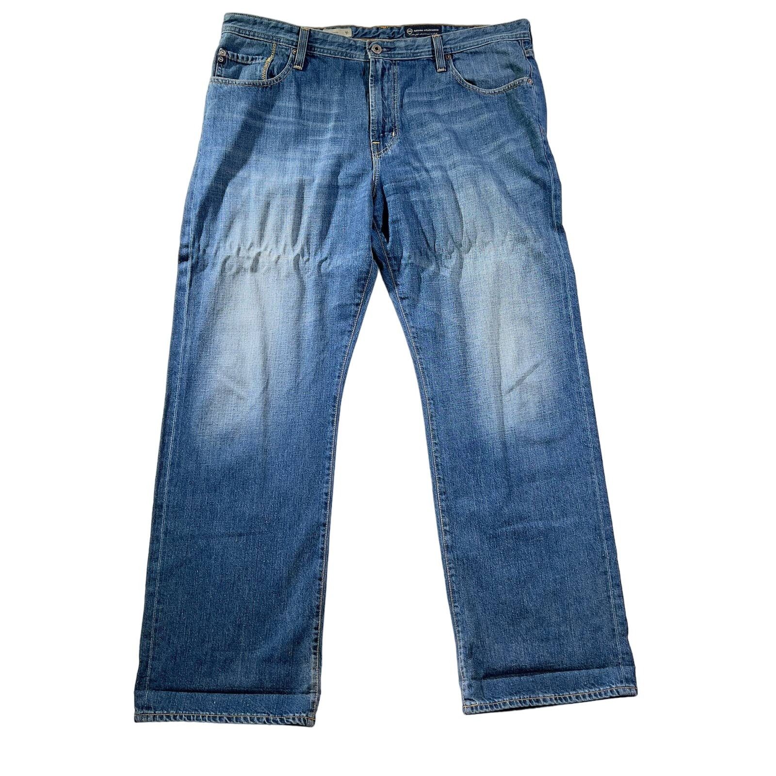 AG Adriano Goldschmied Adriano Goldschmied Denim Jean Hero Relaxed Men 40W 32L USA Size US 40 / EU 56 - 1 Thumbnail