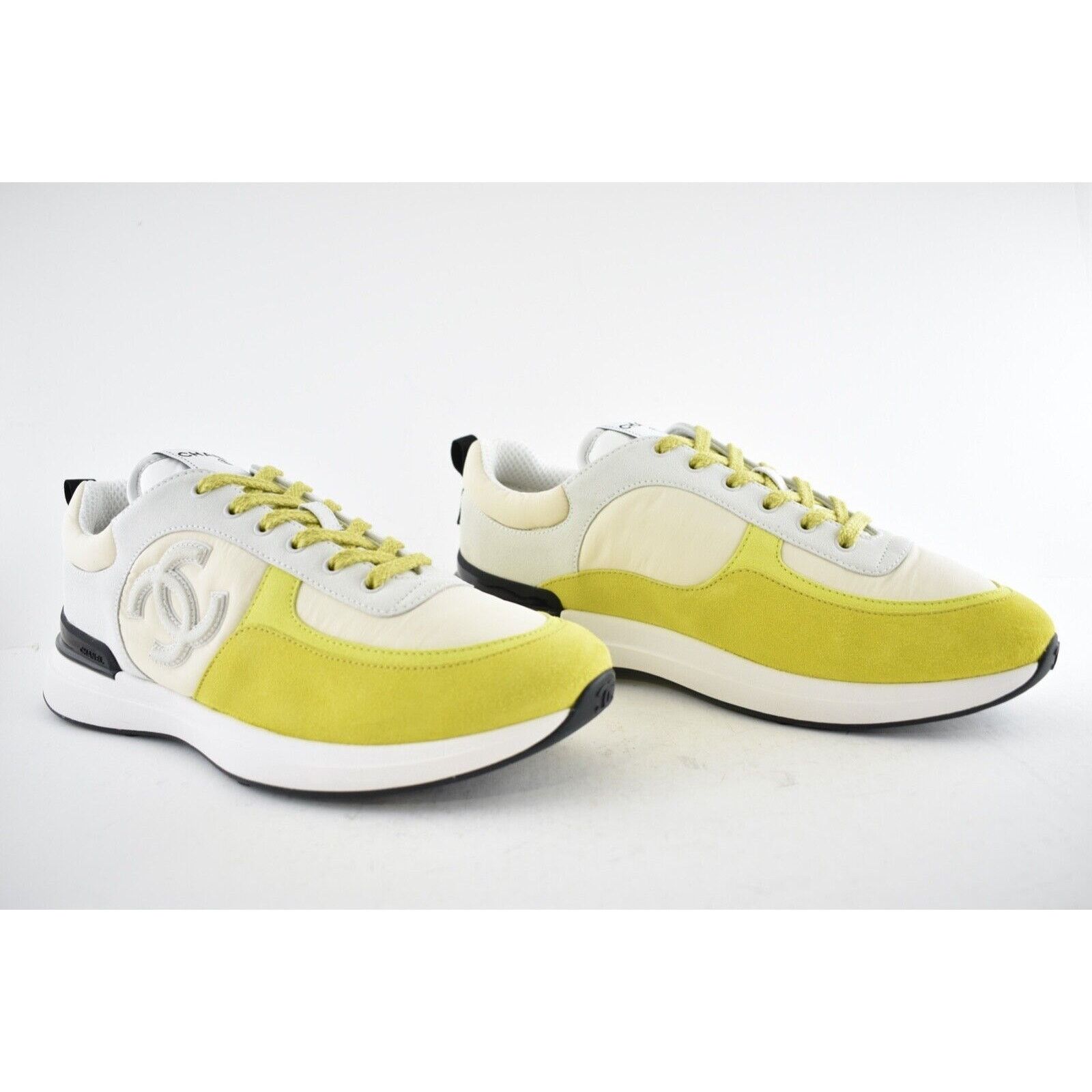 Chanel Chanel 22P Mens Ivory Low Top Lace Up Trainer Sneaker 44 11 Size US 11 / EU 44 - 3 Thumbnail