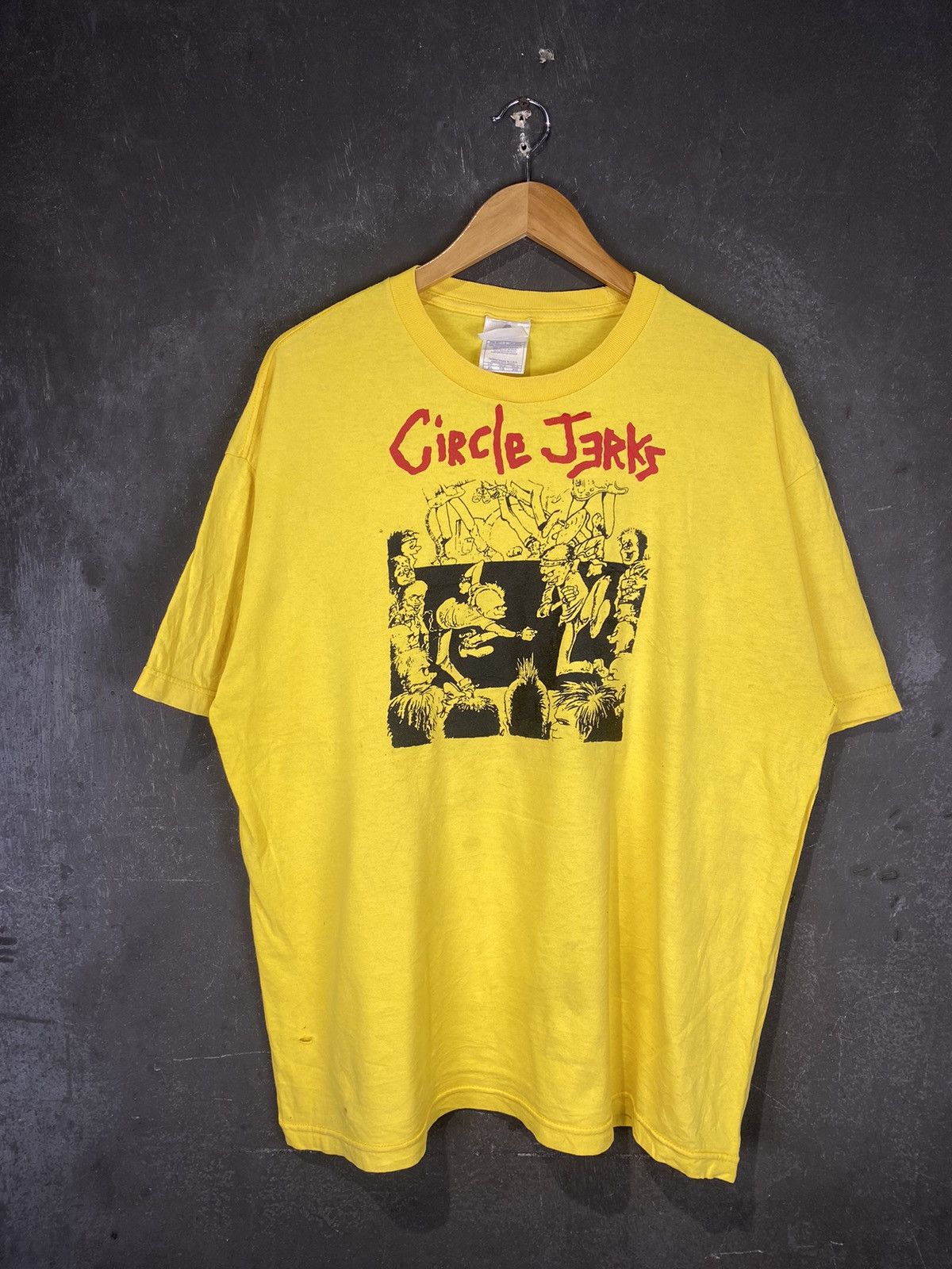 Band Tees × Punk and Yo Rare y2k Circle Jerks Punk Rock Ska Band Tee Size US XL / EU 56 / 4 - 2 Thumbnail