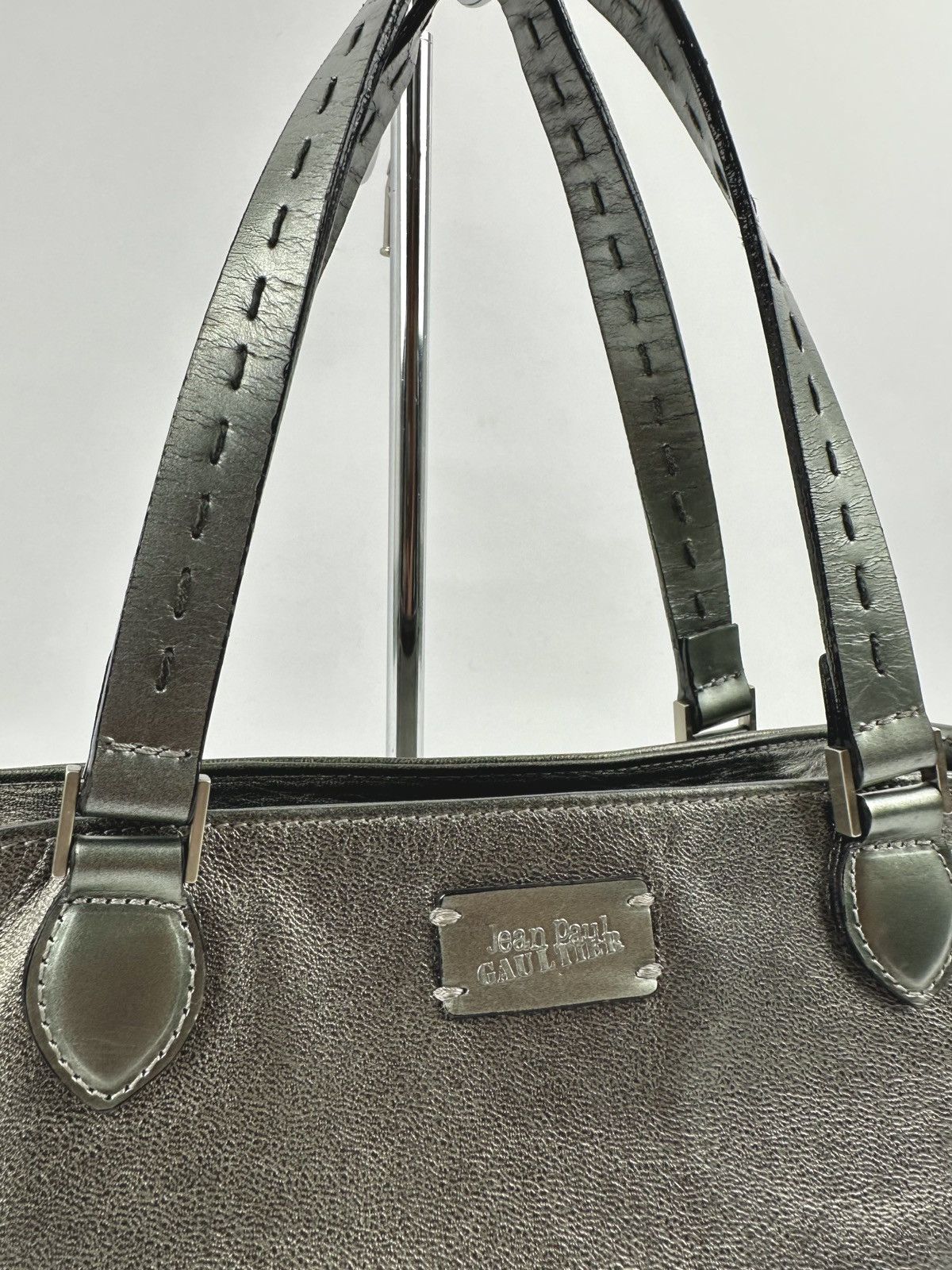 Jean Paul Gaultier Jean Paul Gaultier- Hand / Tote bag Silver Metallic Color Size ONE SIZE - 6 Thumbnail