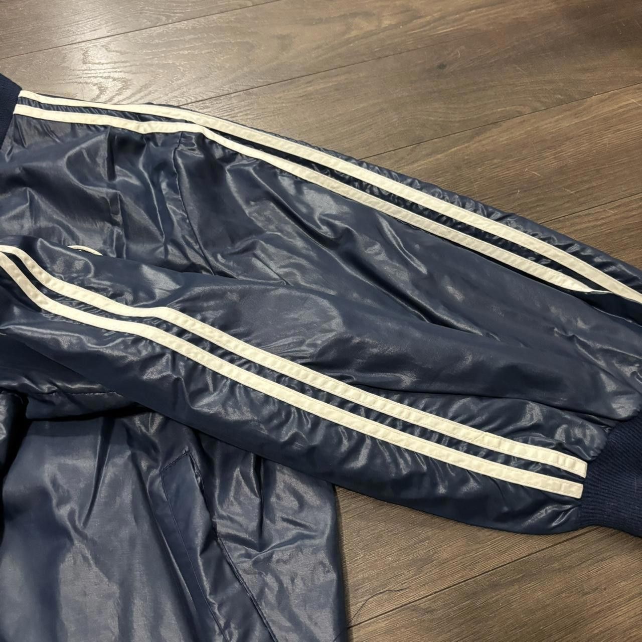 Designer Vintage Mercedes Benz windbreaker 80s 52 M/L Size US L / EU 52-54 / 3 - 4 Thumbnail