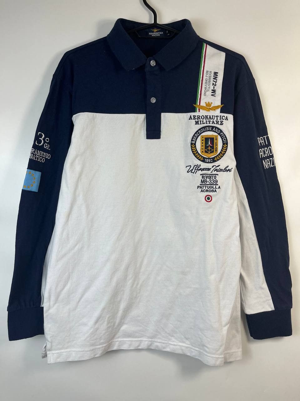 Aeronautica Militare AERONAUTICA MILITARE Long Sleeve Embroidered Pattuglia Sz M Size US M / EU 48-50 / 2 - 1 Thumbnail