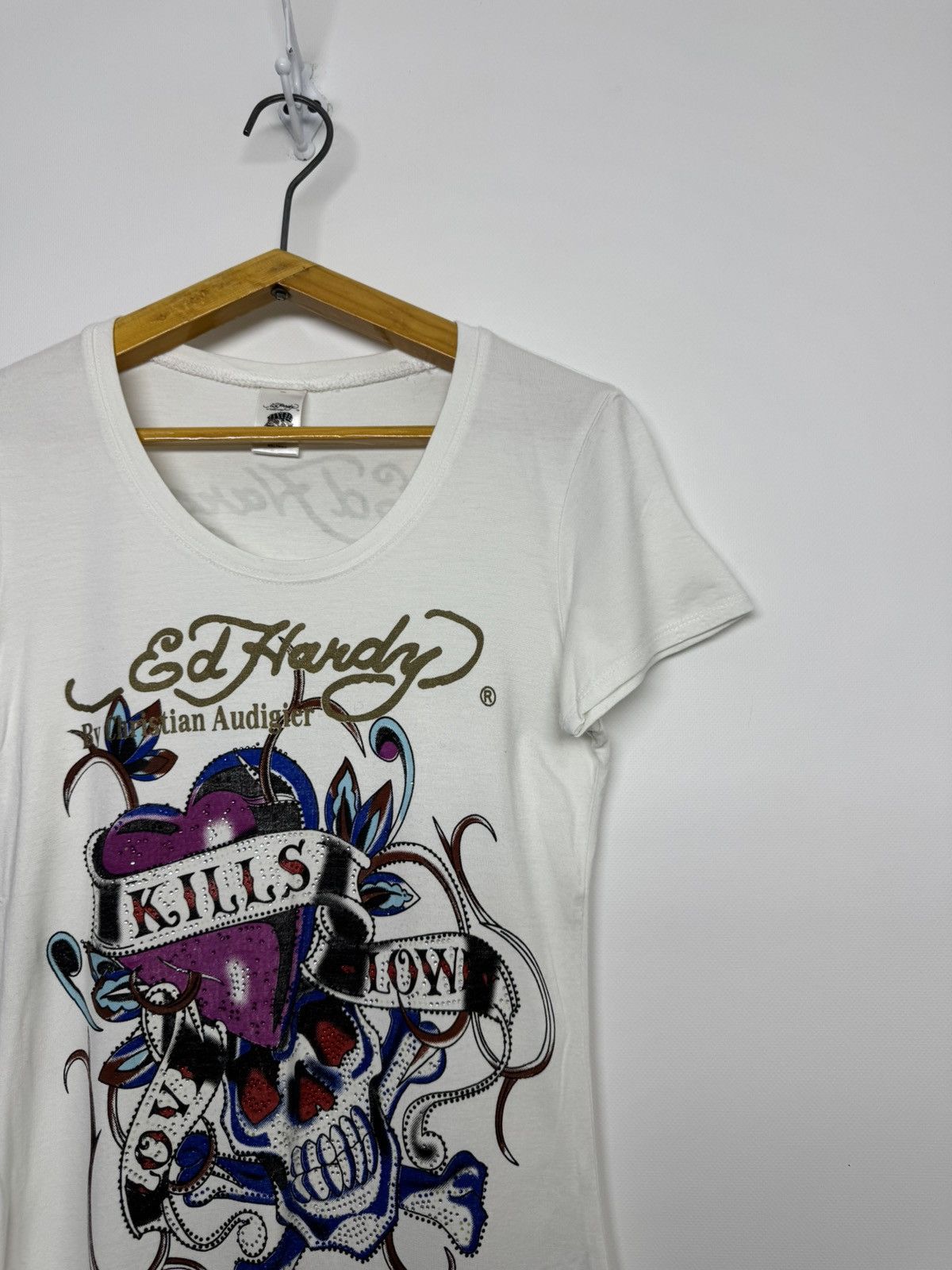 Ed Hardy Vintage Ed Hardy Rare Christian Audigier T-Shirt Size M / US 6-8 / IT 42-44 - 7 Thumbnail