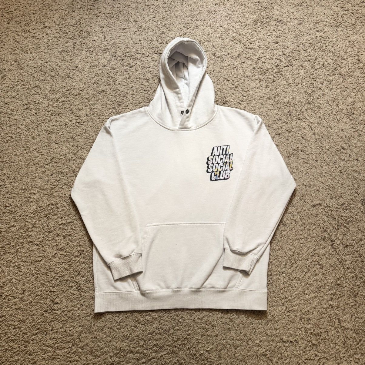 Anti Social Social Club Anti Social Social Club White Pullover Hoodie Size US L / EU 52-54 / 3 - 3 Thumbnail