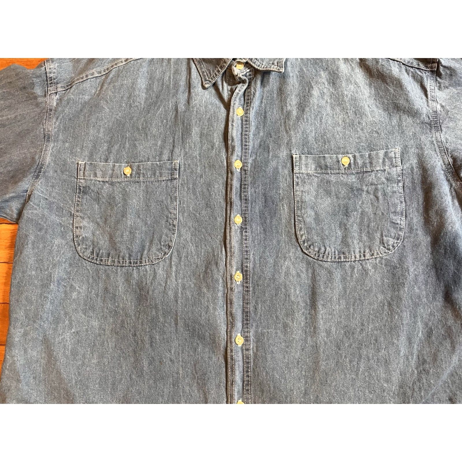Denime VINTAGE Douglas Fir Denim Shirt Men’s XL Blue Size US XL / EU 56 / 4 - 3 Thumbnail