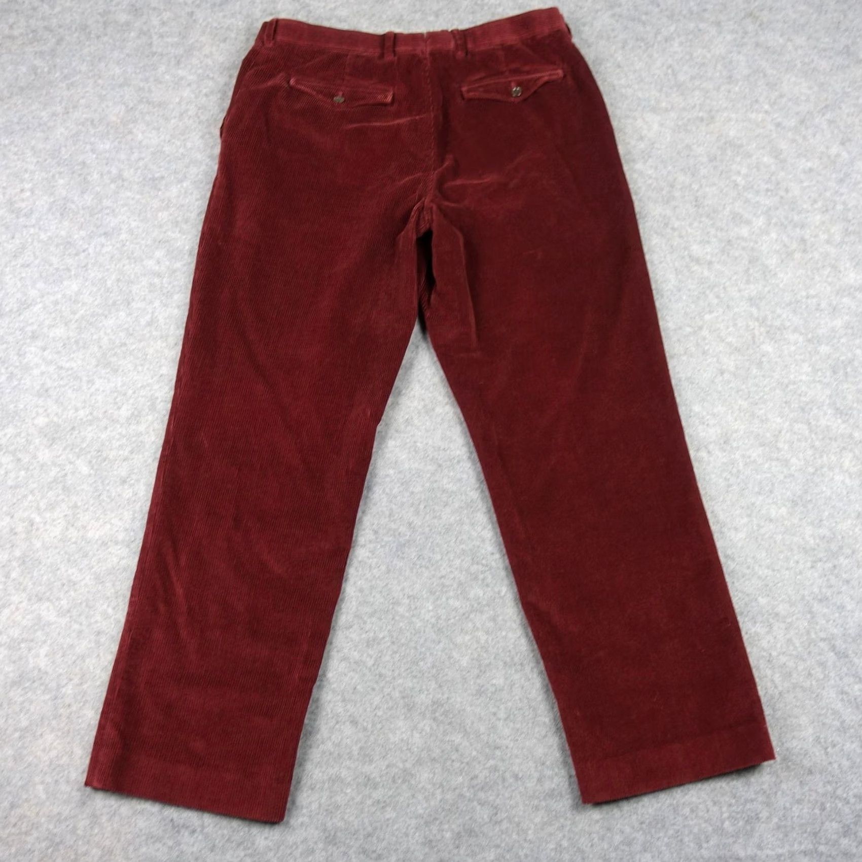Lands' End Lands' End Pants Mens 34x28 Red Corduroy Traditional Fit Chino Casual VTG Size US 34 / EU 50 - 7 Thumbnail