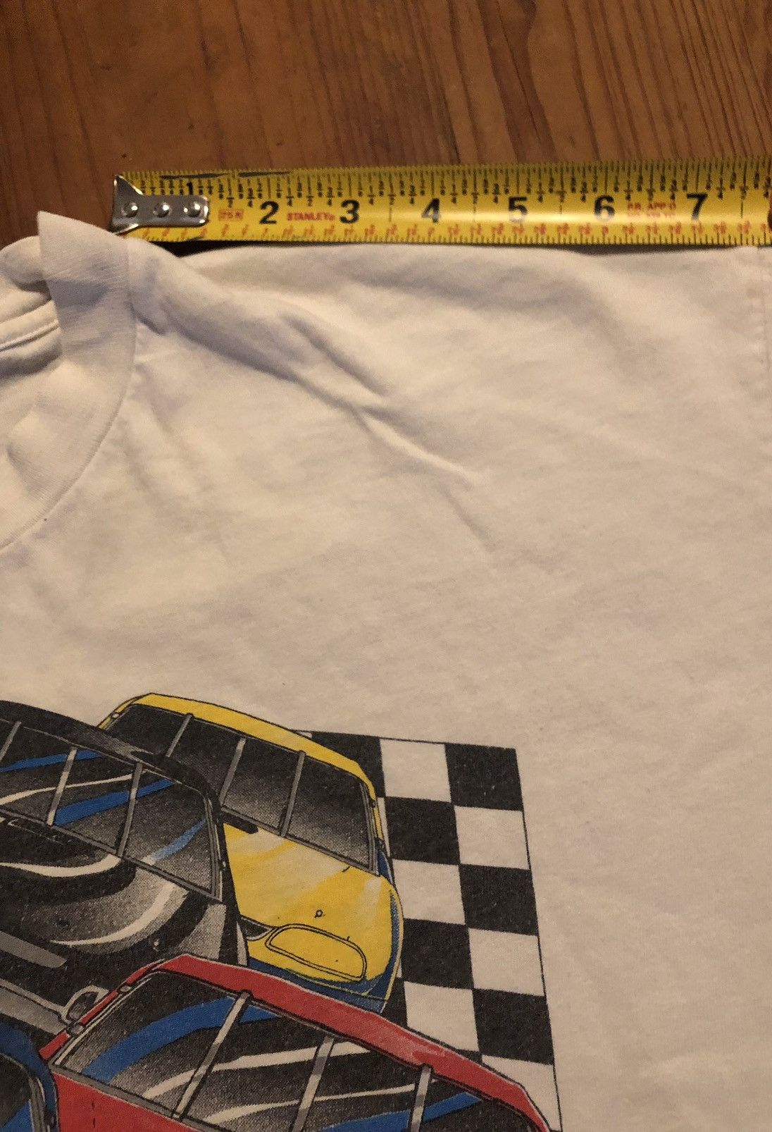 Vintage Vintage 90s Moog Chassis Parts Racing T Shirt S/XL Size US XL / EU 56 / 4 - 8 Thumbnail