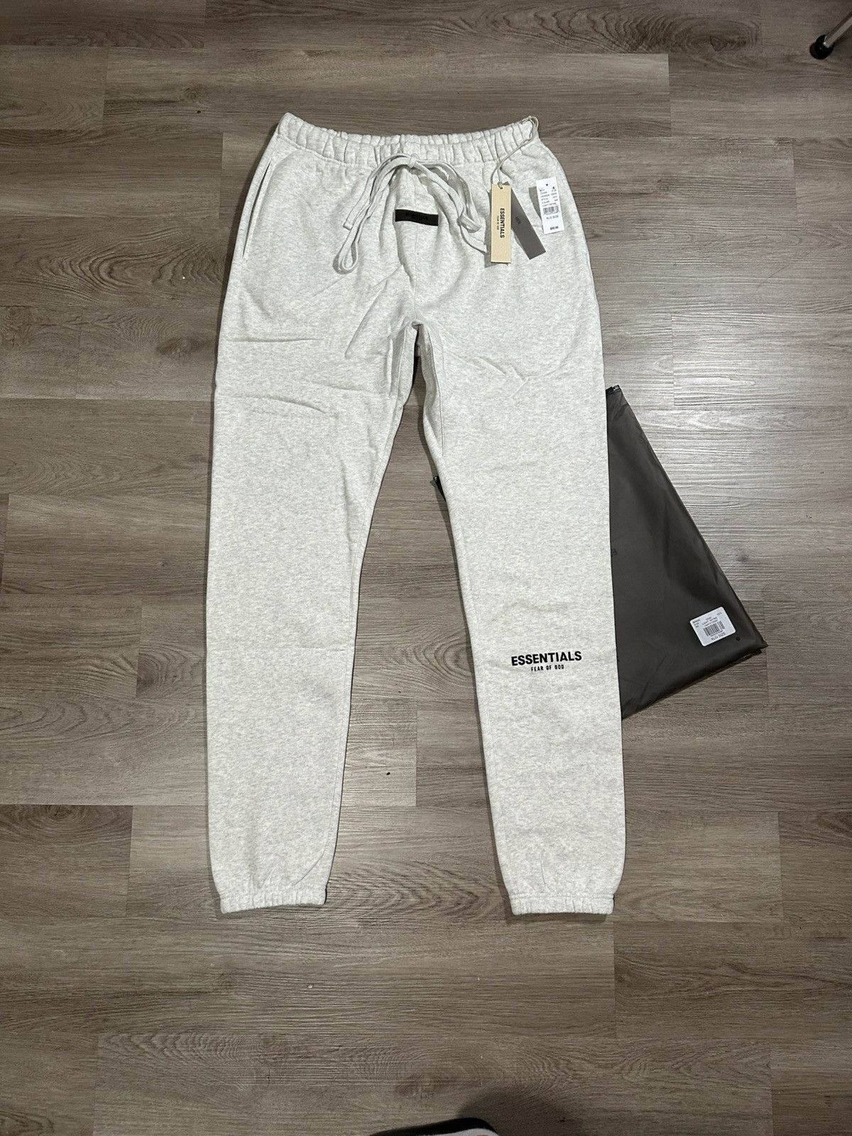 Essentials Fear of God Essentials Light oatme pants | Grailed