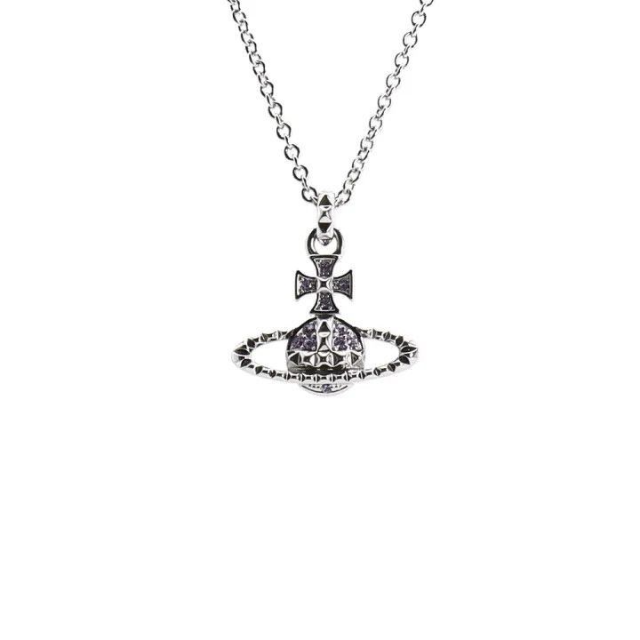 Vivienne Westwood Vivienne Westwood Mayfair Saturn Pendant Necklace -2507 Size ONE SIZE - 2 Thumbnail