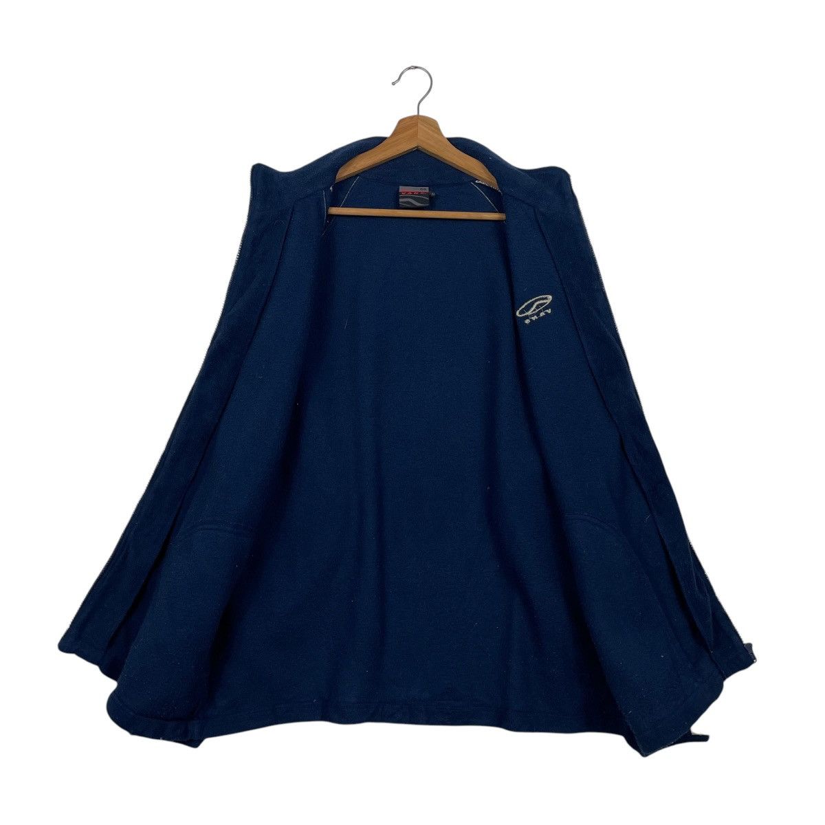 Japanese Brand 💥90s VANS SKATEBOARD FLEECE ZIPPER JACKET NAVY BLUE Size US M / EU 48-50 / 2 - 10 Thumbnail