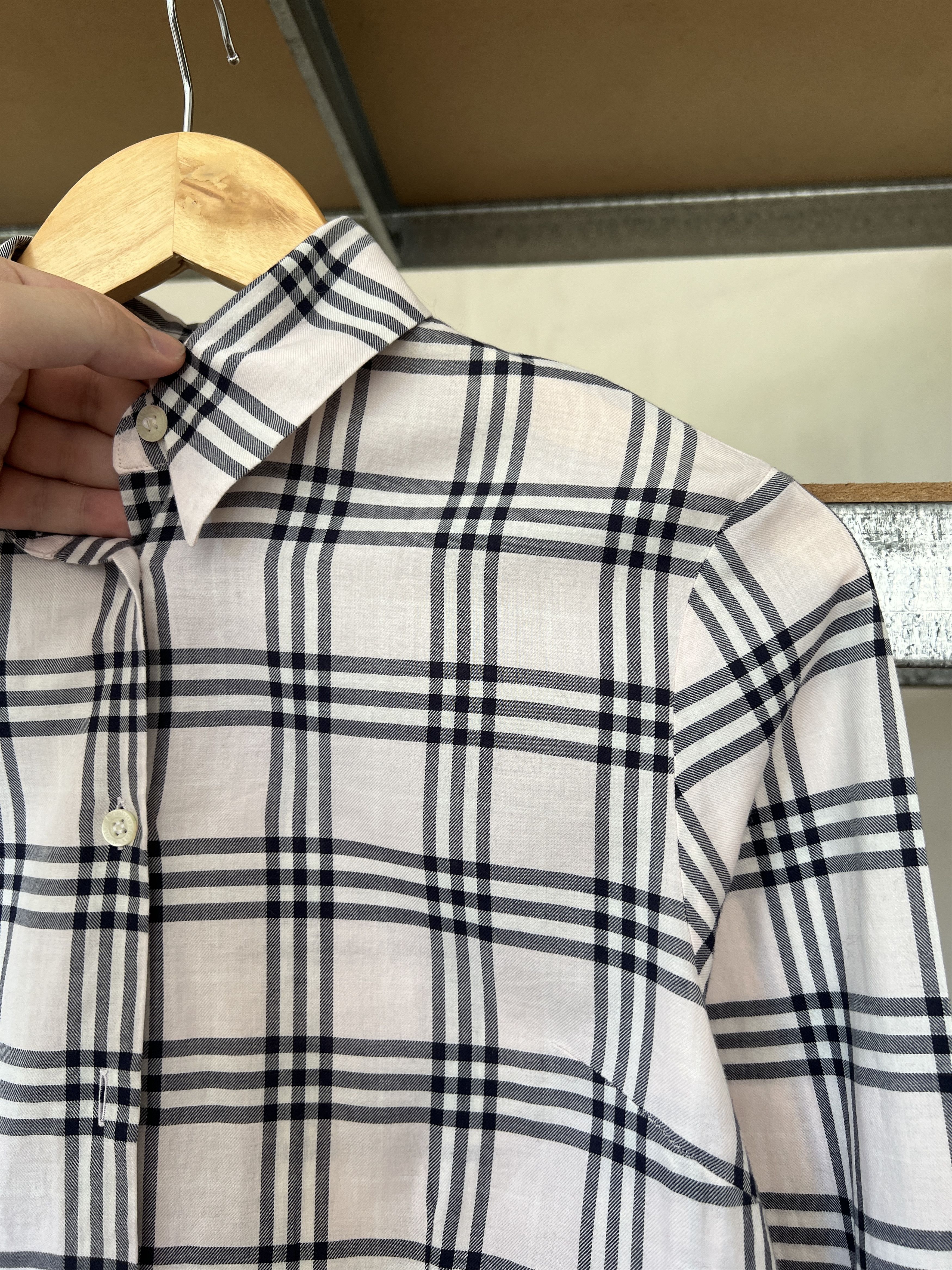 Burberry Burberry London Vintage 90s Nowa Check Ling Sleeve Shirt Size M / US 6-8 / IT 42-44 - 10 Thumbnail