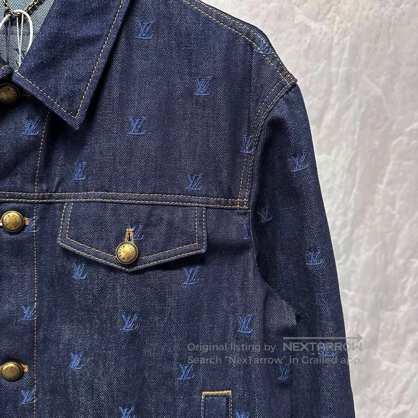Louis Vuitton louis vuitton embroidered denim jacket SS25. Size US L / EU 52-54 / 3 - 2 Thumbnail