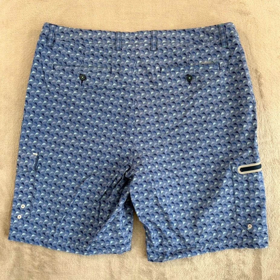 Tommy Bahama TOMMY BAHA MA Cayman Marlin Mingle IslandZone Cargo Board Shorts Men 38 Blue Surf Size US 38 / EU 54 - 6 Thumbnail