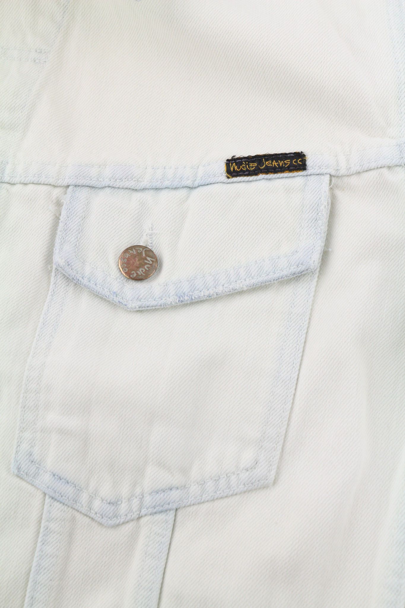 Nudie Jeans TERRY M Extreme Bleach Light Spread Pockets Jacket 81030 Size US M / EU 48-50 / 2 - 6 Thumbnail