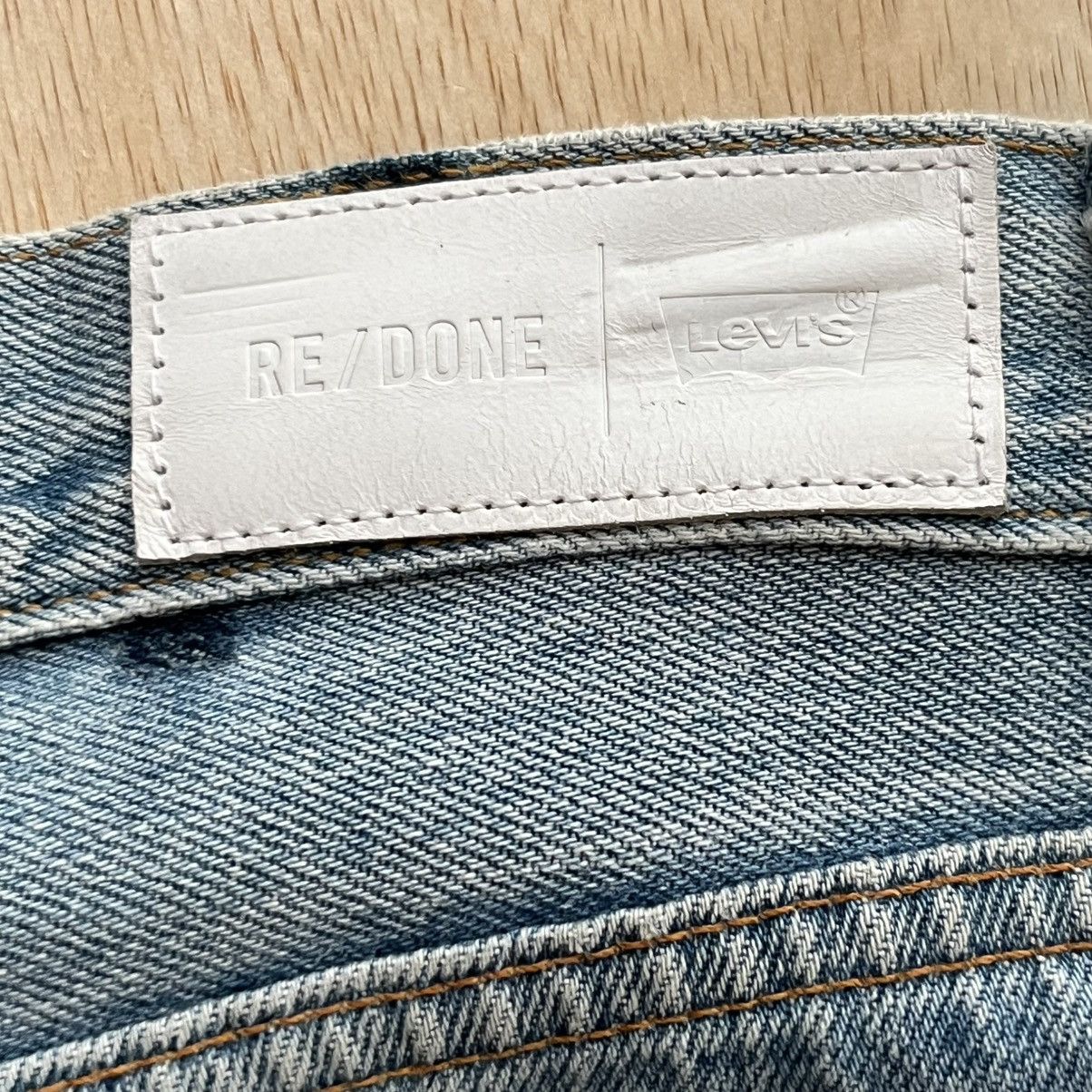 RE/DONE RE /DONE x LEVIS RECONSTRUCTED DISTRESSED WASHED DENIM Size 28" / US 6 / IT 42 - 9 Thumbnail