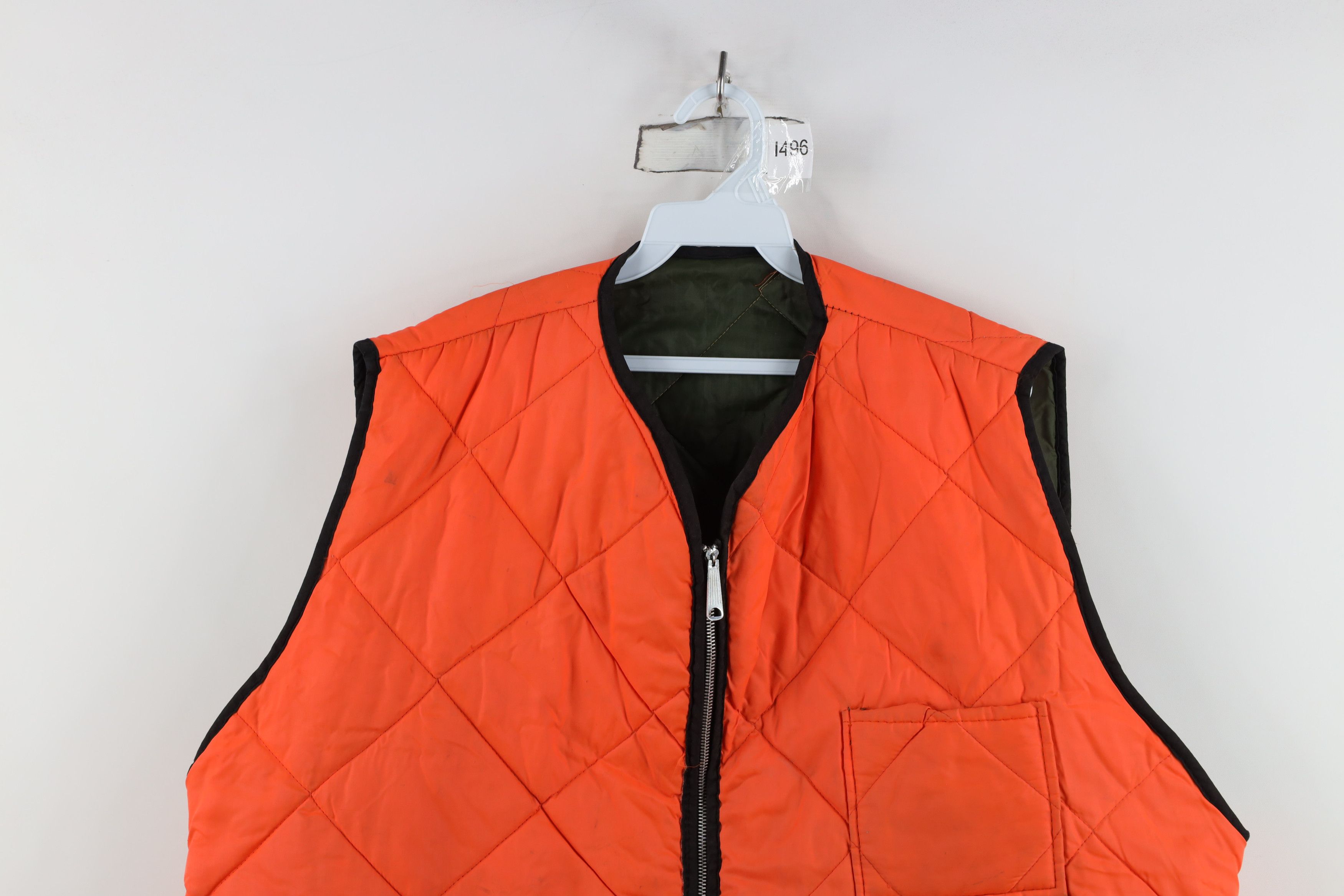 Vintage Vintage 70s Streetwear Reversible Puffer Vest Jacket USA Size US XXL / EU 58 / 5 - 2 Thumbnail