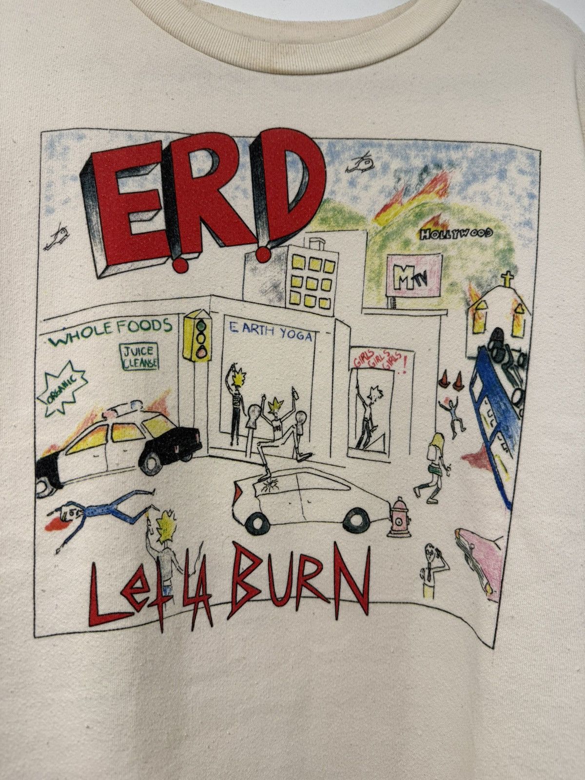 Enfants Riches Deprimes LET LA BURN SWEATER (RARE GRAIL) !!!! Size US L / EU 52-54 / 3 - 2 Thumbnail